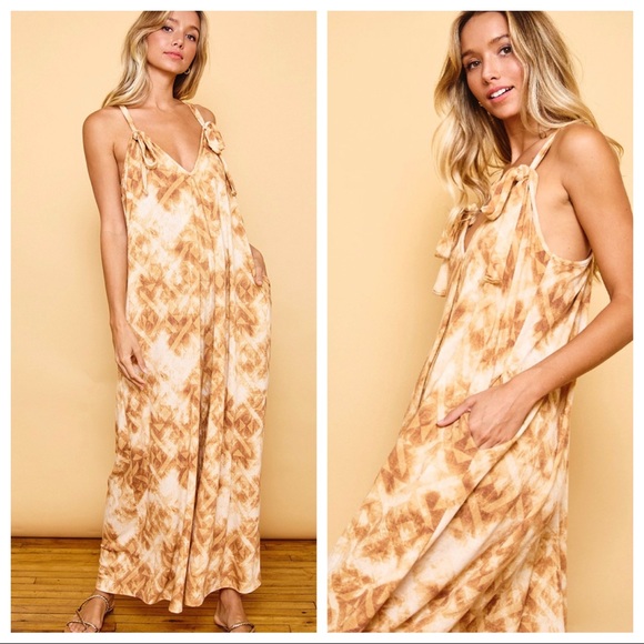 22 Most Fabulous Tie Dye Wide Leg Jumpsuit - Picture 3 of 5